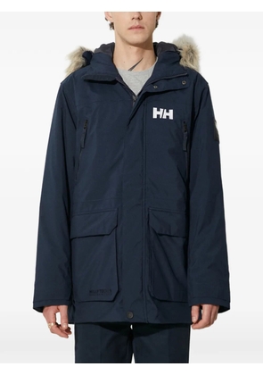 Helly Hansen trimmed hooded parka - Blue
