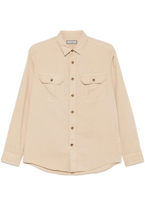 Canali twill shirt - Neutrals