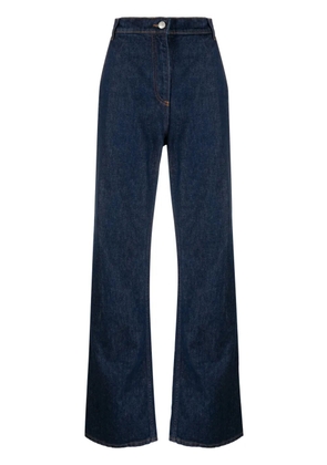 Magda Butrym high-rise wide-leg jeans - Blue