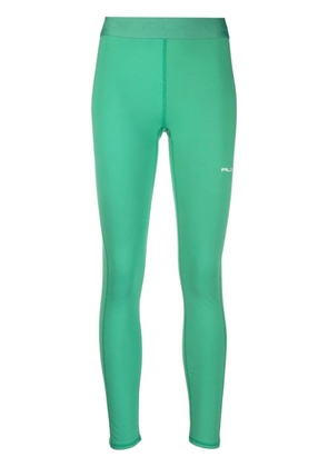 RLX Ralph Lauren logo-waist cropped leggings - Green