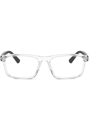 Polo Ralph Lauren rectangle-frame glasses - White