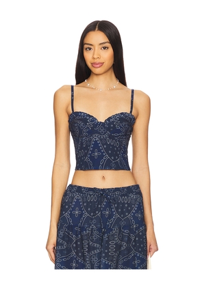 PEIXOTO Josie Cami in Navy. Size L. Also in XL, XS.