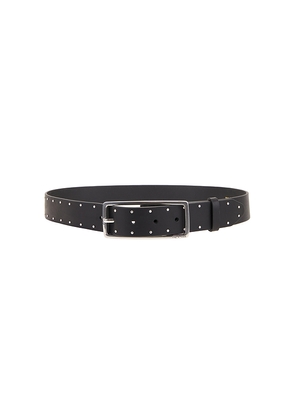 Rag & Bone Studded Rebound Belt in Black. Size L. Also in S.