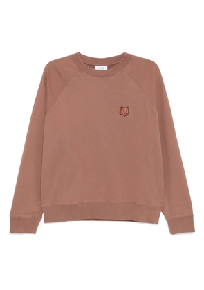 Maison Kitsuné Bold Fox head sweatshirt - Brown