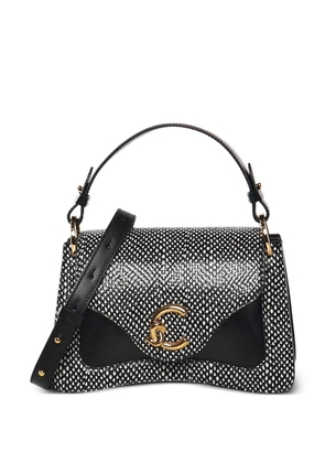 Coccinelle printed-leather tote bag - White