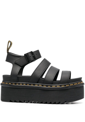 Dr. Martens 70mm buckled platform sandals - Black