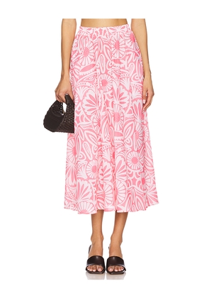 PEIXOTO Paula Skirt in Pink. Size L. Also in M, S, XL.