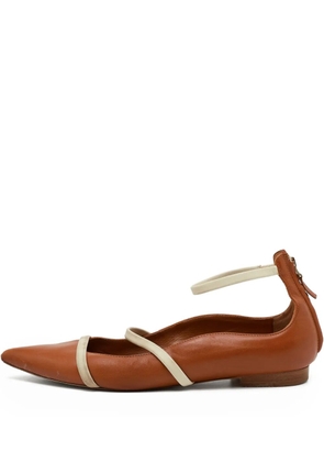 Malone Souliers leather ballet flats - Brown