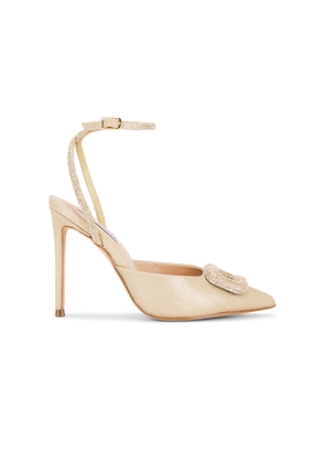 Steve Madden Vienna Heel in Metallic Gold. Size 8.5. Also in 9.5.