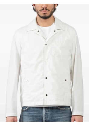 Herno button flap pocket jacket - White