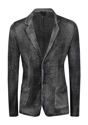 Avant Toi single-breasted blazer - Grey