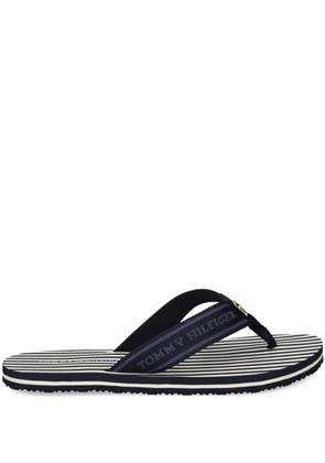 Tommy Hilfiger striped flip flops - Blue
