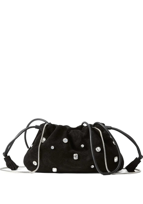 Veronica Beard small crystal stash crossbody bag - Black