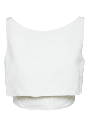 Alexander McQueen Pre-Owned double-layer top - White