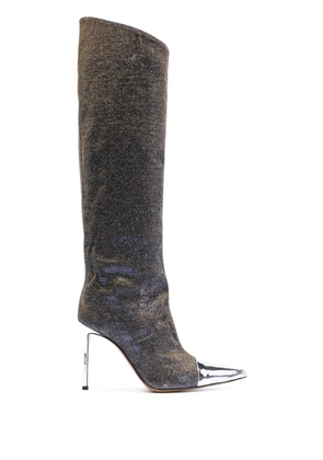 Alexandre Vauthier Alex 100mm pointed-toe boots - Silver