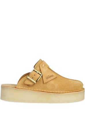 Clarks Originals buckle platform mules - Neutrals