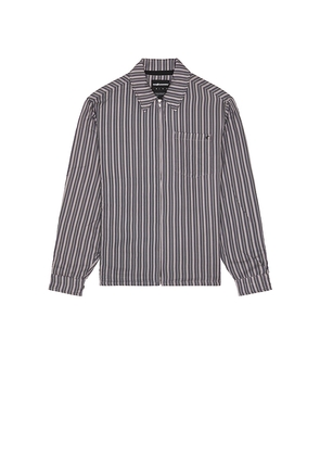 The Hundreds Padded Long Sleeve Woven Shirt in Grey. Size L. Also in S, XL/1X.