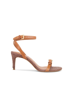 Schutz Aurora Mid Sandal in Brown. Size 10. Also in 8.5, 9.5.