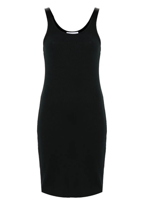 Helmut Lang fine-ribbed mini dress - Black