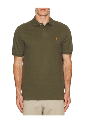 Polo Ralph Lauren Mesh Short Sleeve Polo in Olive. Size S. Also in L, XL/1X.