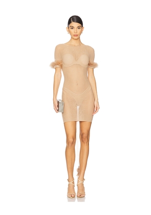 POSTER GIRL Vanderpool Dress in Beige.
