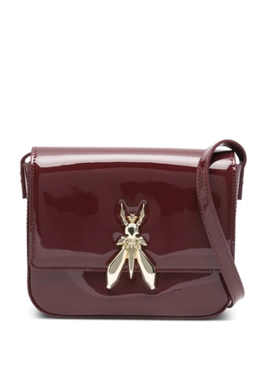 Patrizia Pepe Essential Fly leather shoulder bag - Red