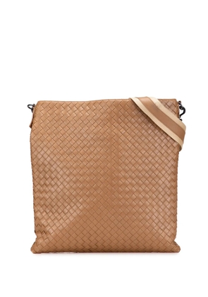 Bottega Veneta Pre-Owned 2012-2025 Nappa Intrecciato crossbody bag - Brown