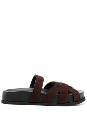 NEOUS strappy suede sandals - Brown