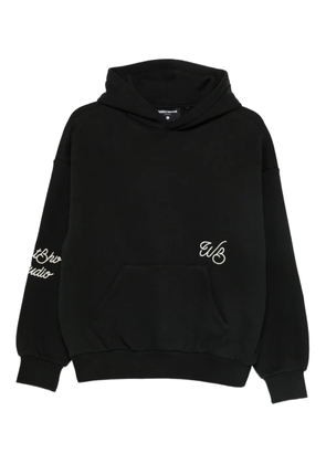 WRSTBHVR logo-embroidered hoodie - Black