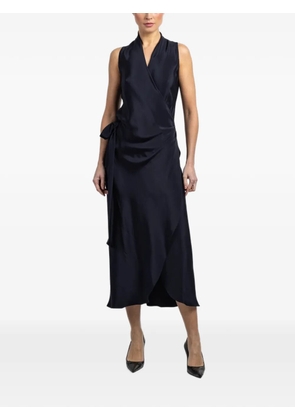 Peter Cohen Nikki sleeveless tie midi dress - Blue