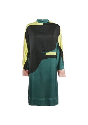 Marni Pre-Owned satin shift dress - Black