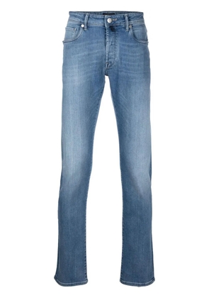 Incotex stonewashed straight-leg jeans - Blue