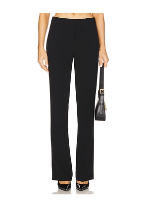 Theory Slim Full Length Trouser in Black. Size 0. Also in 2, 4, 6.