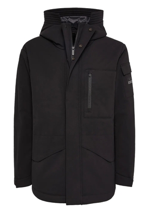 Boggi Milano logo-patch padded jacket - Black