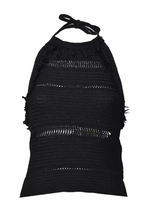MARANT ÉTOILE Araliane halterneck top - Black