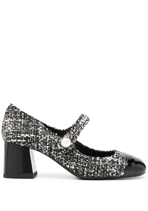 Roberto Festa 50mm tweed pumps - Black