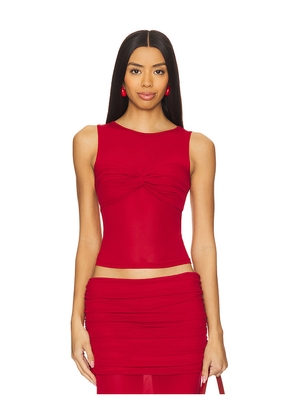 Runaway The Label Meila Top in Red. Size L. Also in M, S, XL, XS.