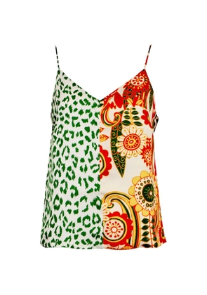 La Prestic Ouiston Fragola printed top - White