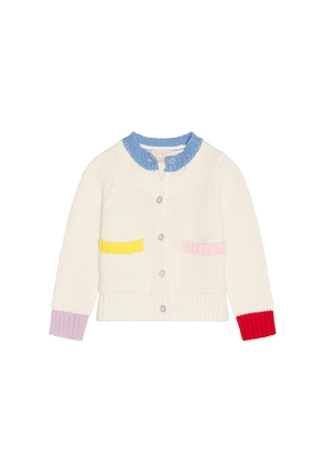 Pink Chicken Girls Cali Colorblock Sweater in Ivory. Size 2. Also in 3.
