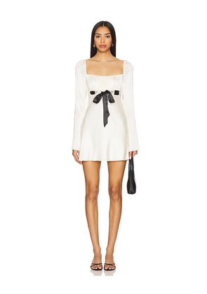 Stone Cold Fox x REVOLVE Lucky Mini Dress in Ivory. Size M. Also in S, XS.