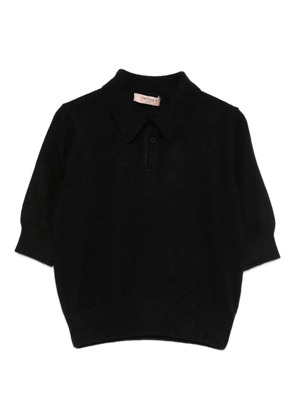 TWINSET knitted polo shirt - Black