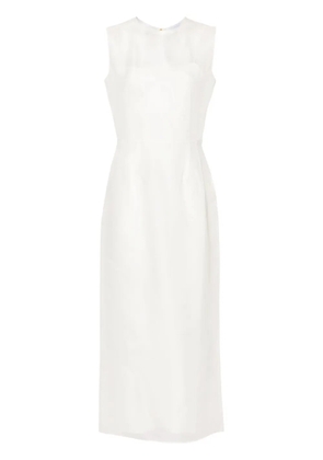 Gabriela Hearst Maslow organza midi dress - Neutrals