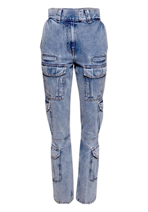 Givenchy bootcut cargo jeans - Blue