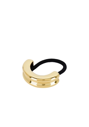 petit moments Beatriz Pony Cuff in Metallic Gold.
