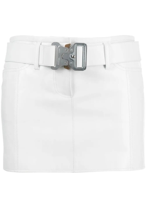 1017 ALYX 9SM belted leather miniskirt - White