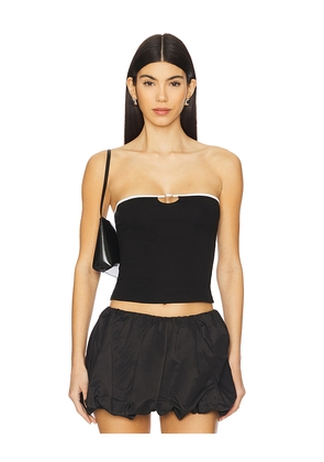 superdown Whitney Strapless Top in Black. Size L. Also in M, S.