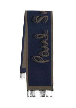 Paul Smith wool scarf - Blue