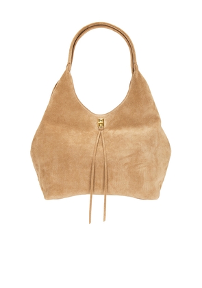 Rebecca Minkoff Darren Signature Carryall Bag in Tan.