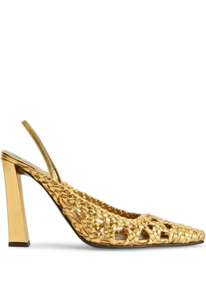 Giuseppe Zanotti 90mm Brendha Cage pumps - Gold