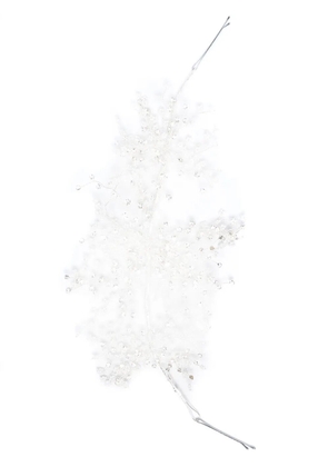 Atu Body Couture gold bead and pearl embellishment hair accessory - Silver